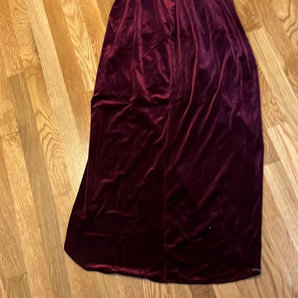 BHLDN Edison Red Velvet Dress Size 6 NWT - Picture 16 of 16